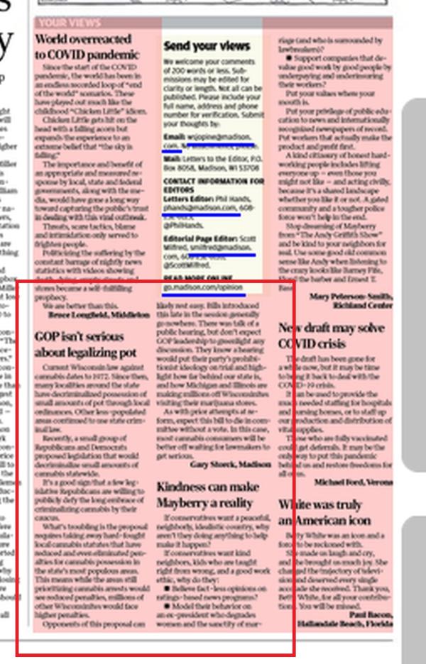 How LTE appeared in print edition