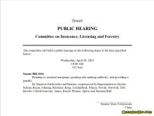 April 20, 2022 Medical Marijuana Hearing