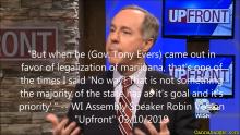 Robin Vos out of his mind on marijuana